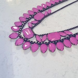 Lauren Hope Sylvia and Blythe necklace orchid